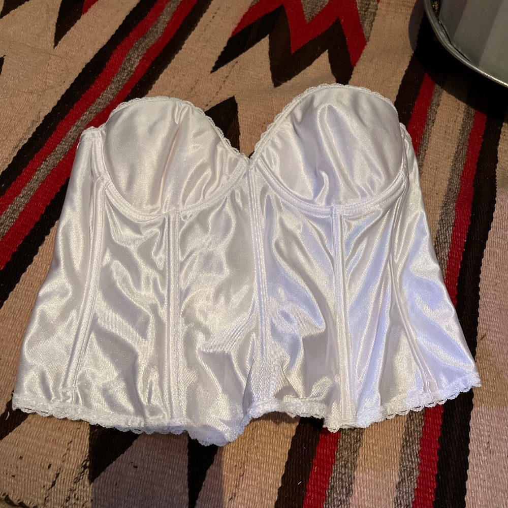 Vintage white corset